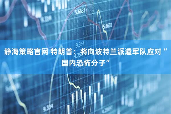 静海策略官网 特朗普：将向波特兰派遣军队应对“国内恐怖分子”